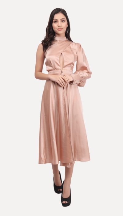 Women’s A-line Satin Dress